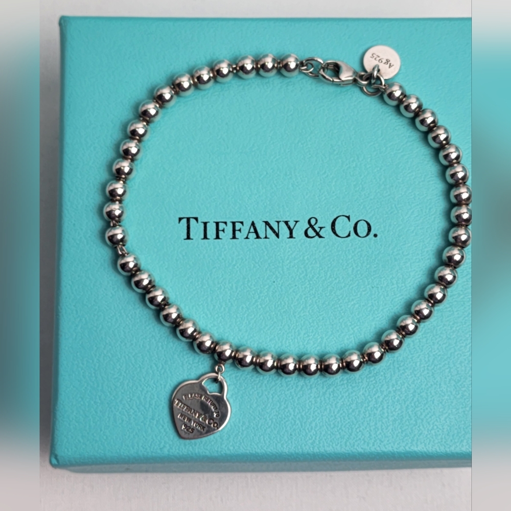 Tiffany Co Return To Tiffany Blue Heart Bracelet - Picture 11 of 14